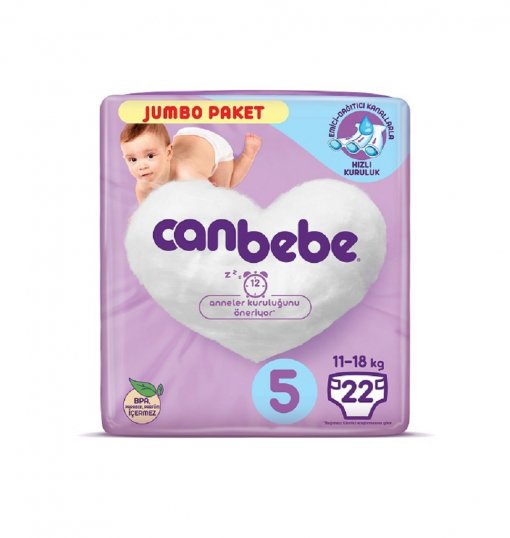 Canbebe 5 No Jumbo Paket 22'li