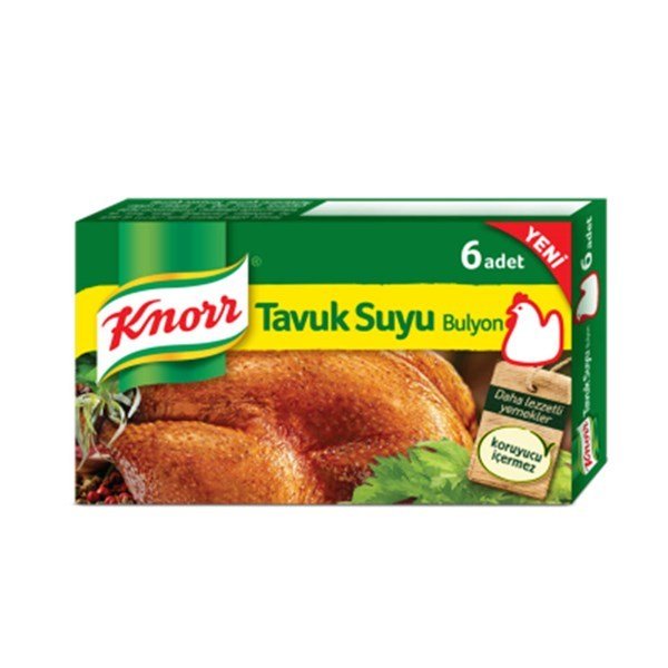 Knorr Tavuk Bulyon 60gr. (6 Adet)