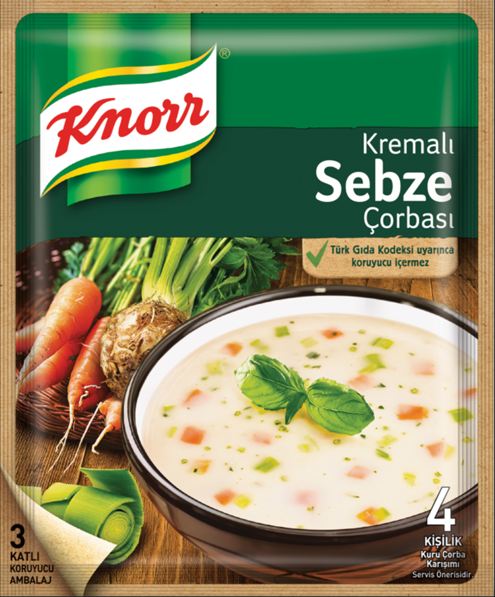 Knorr Kremalı Sebze Çorba