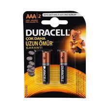 Duracell AAA İnce Pil 2'li Alkaline