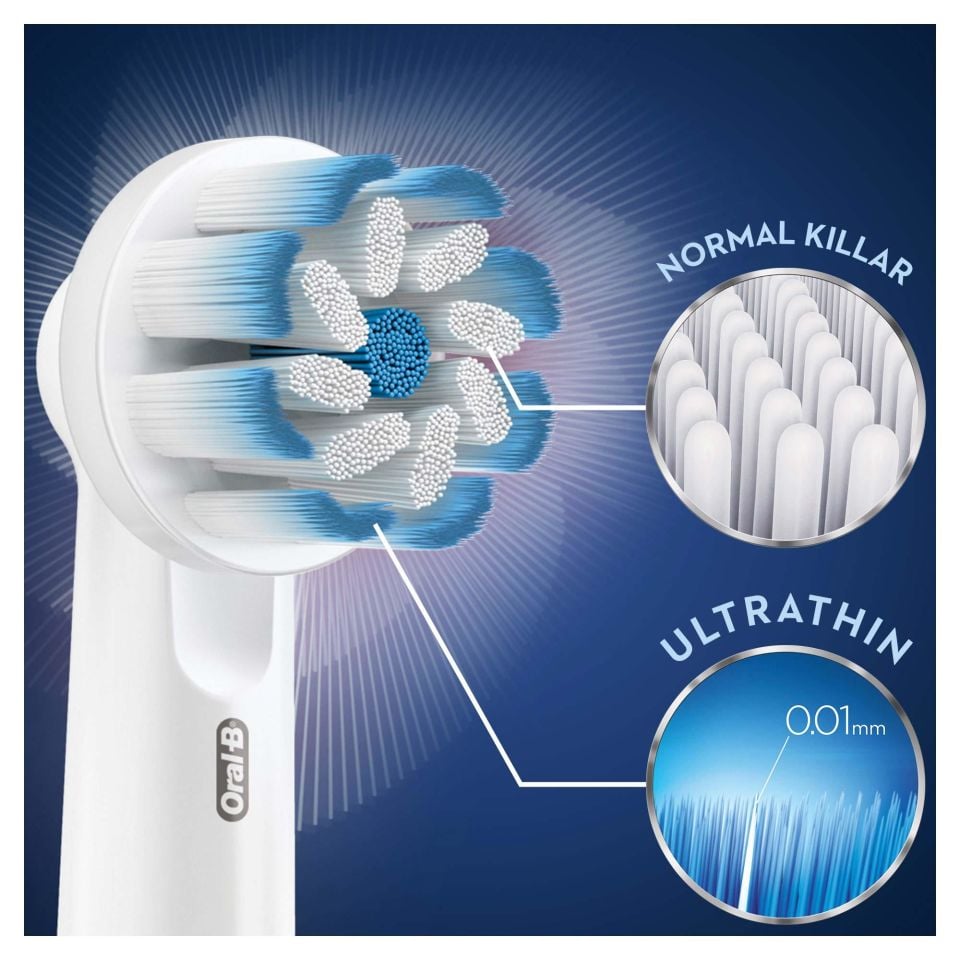 Oral-B Sensitive Clean 4'lü Diş Fırçası Yedek Başlığ