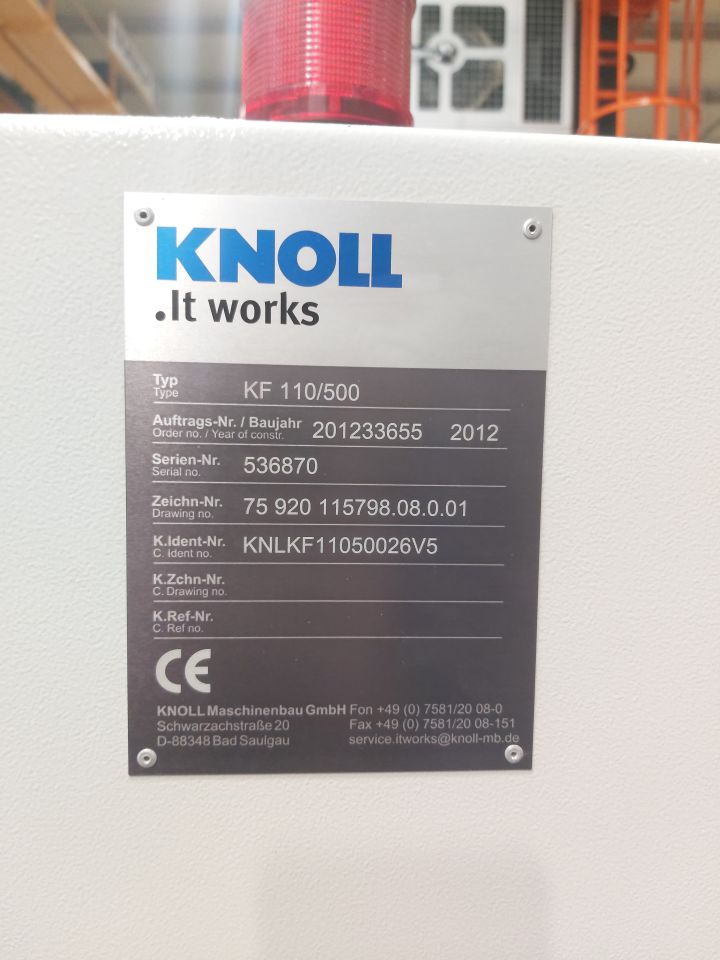 KNOLL KF 110/500 Filtrasyon Ünitesi ve Tankı