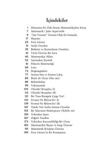 Matematik ve Oyun