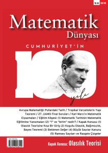 Matematik Dünyası Dergisi Sayı : 118 YIL : 2023-IV
