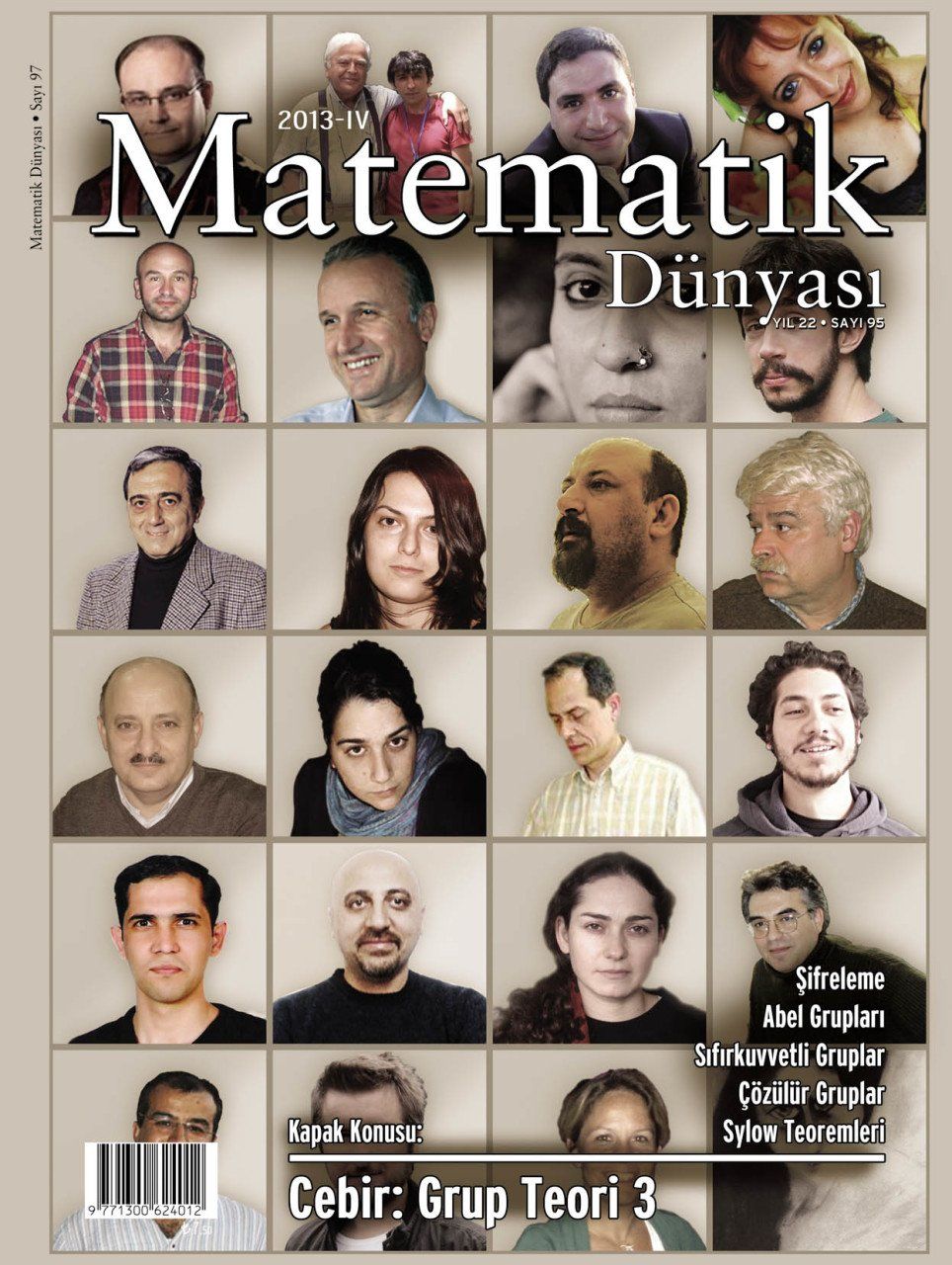 Matematik Dünyası Dergisi Sayı:97 Yıl:2013 - IV