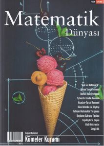 Matematik Dünyası Dergisi Sayı:103 Yıl:2015 - III-IV