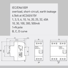 HİRC63 2P-030/40A