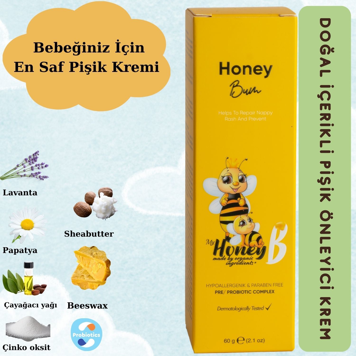 My Honey B Honey Bum 60 gr Pişik Kremi