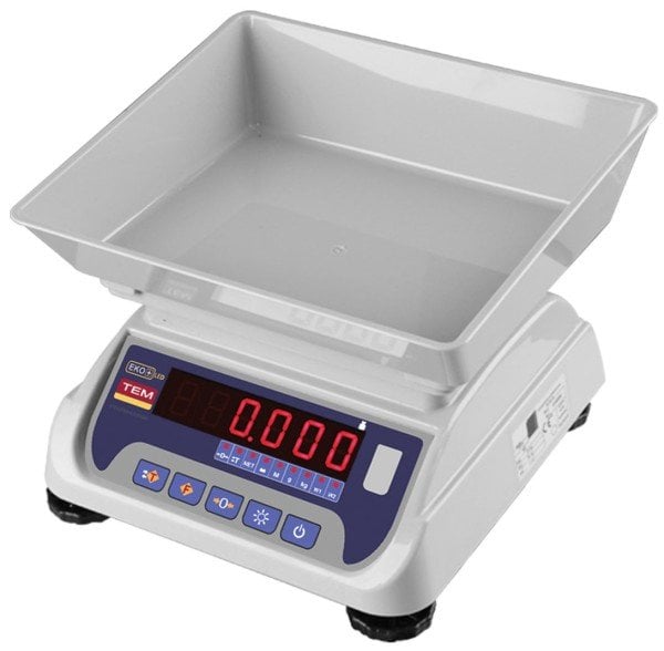 EKO-LED 15 Kg. 2/5 Gr. Onaylı Tartım Terazisi