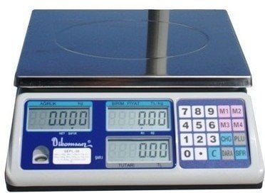SEP 30 Kg. 5/10 Gr. Fiyat Hesaplamalı Terazi