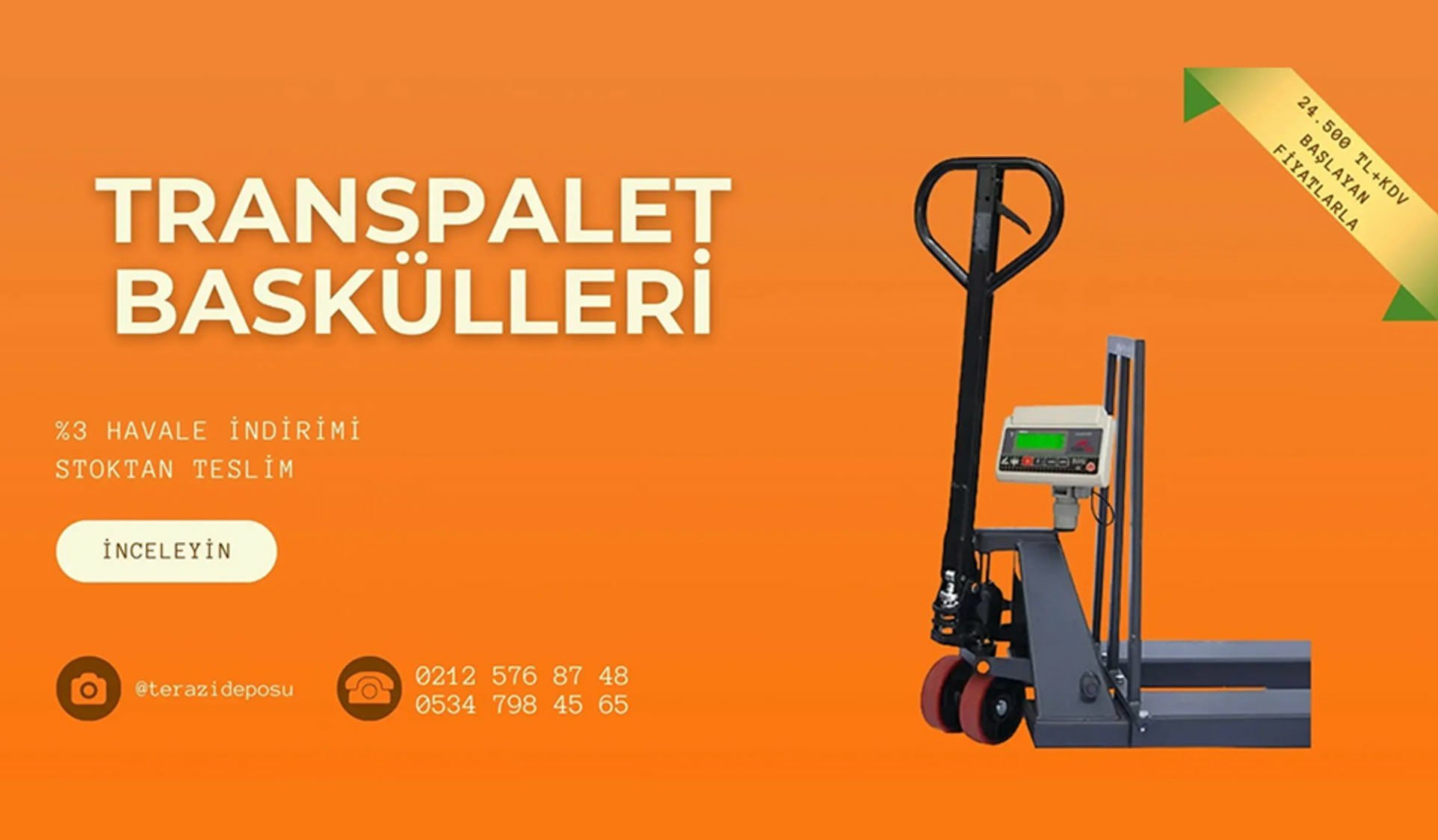 Transpalet Baskül