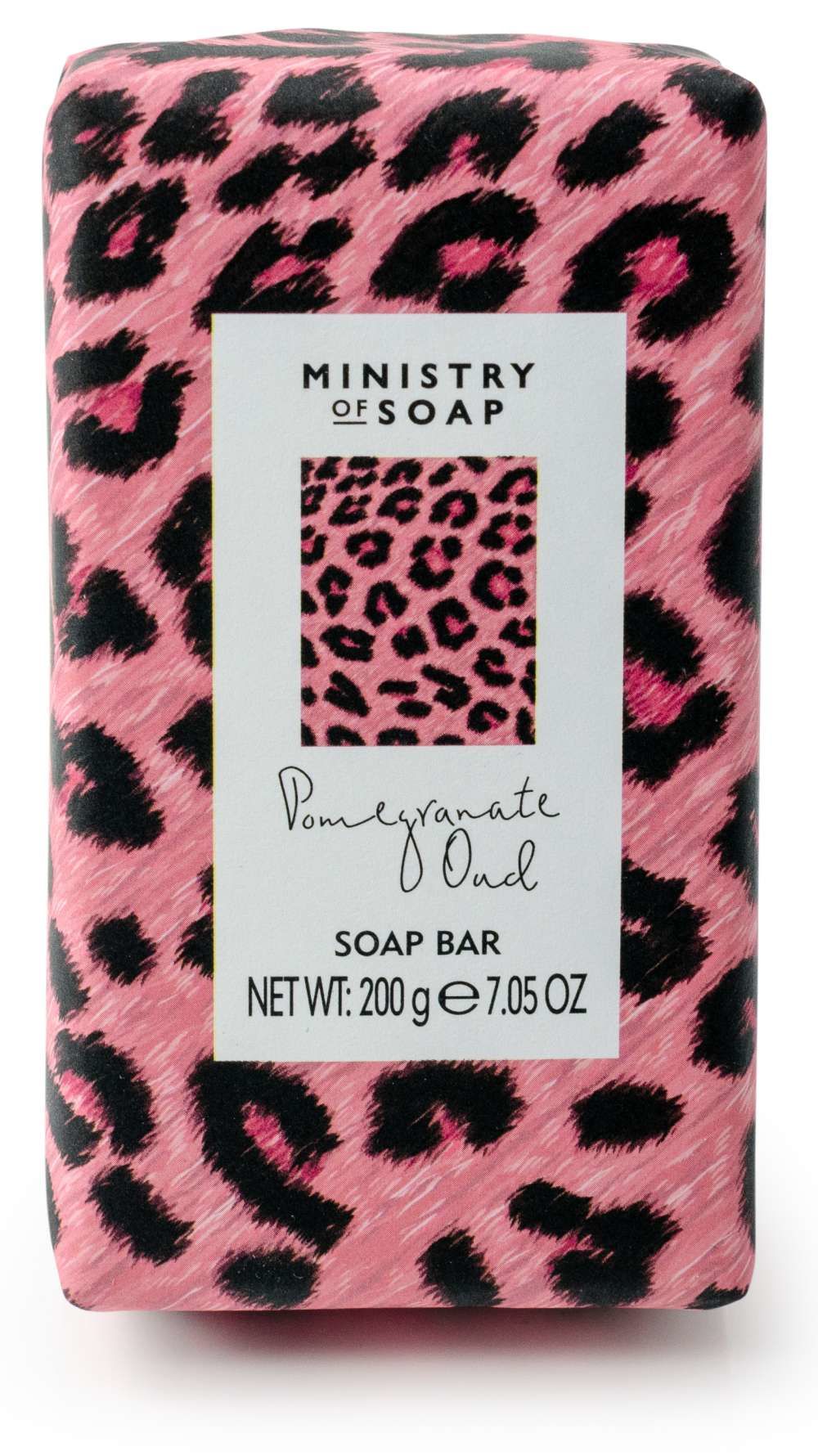 Ministry Of Soap Sabun Bar Wild Side Pink Leopard Pomegranate & Oud 200 Gr