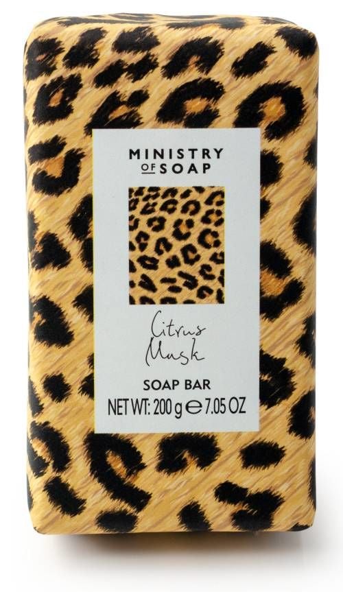 Ministry Of Soap Sabun Bar Wild Side Yellow Leopard Citrus Musk 200 Gr