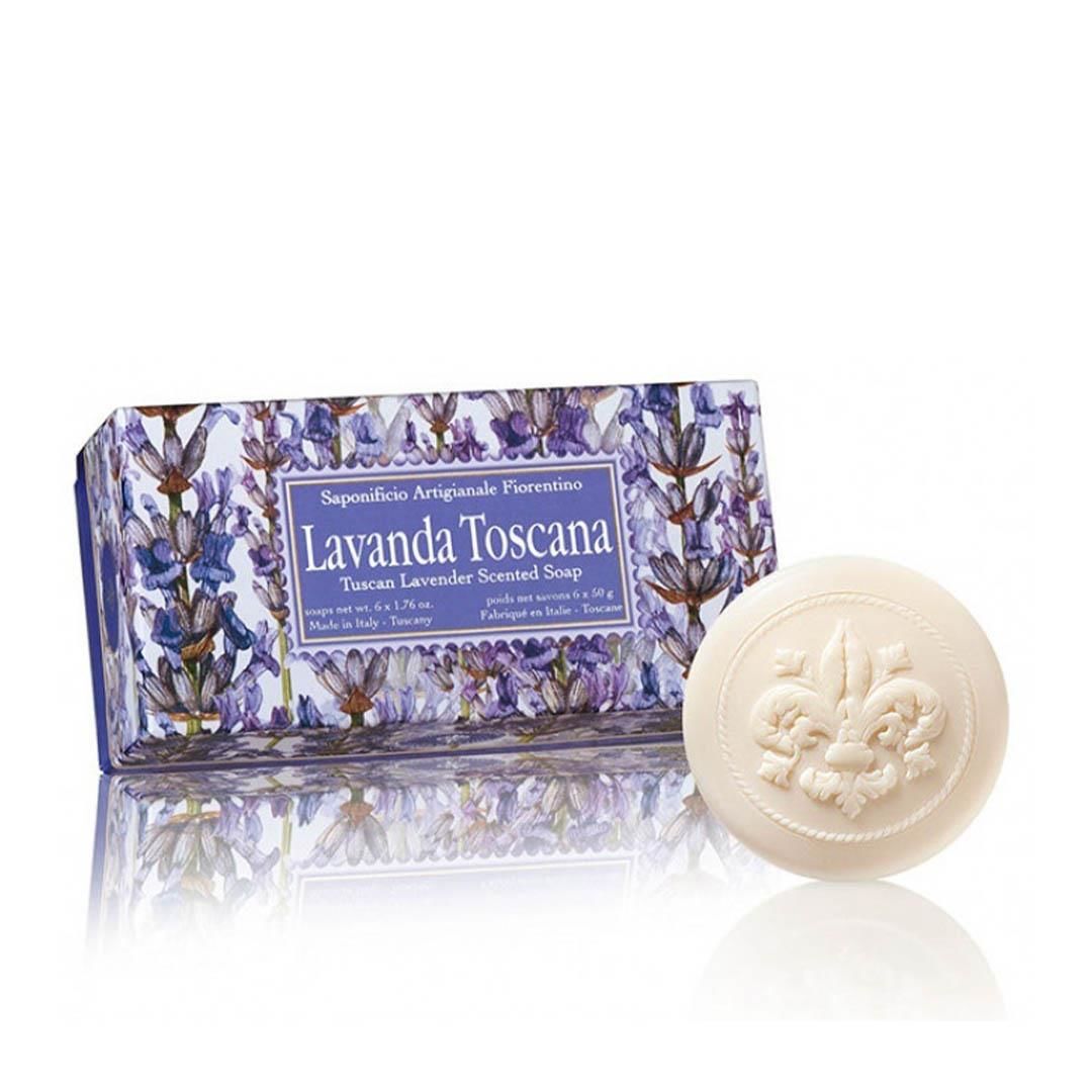 Saponificio Artigianale Fiorentino Sabun 6*50 Gr - Lavender