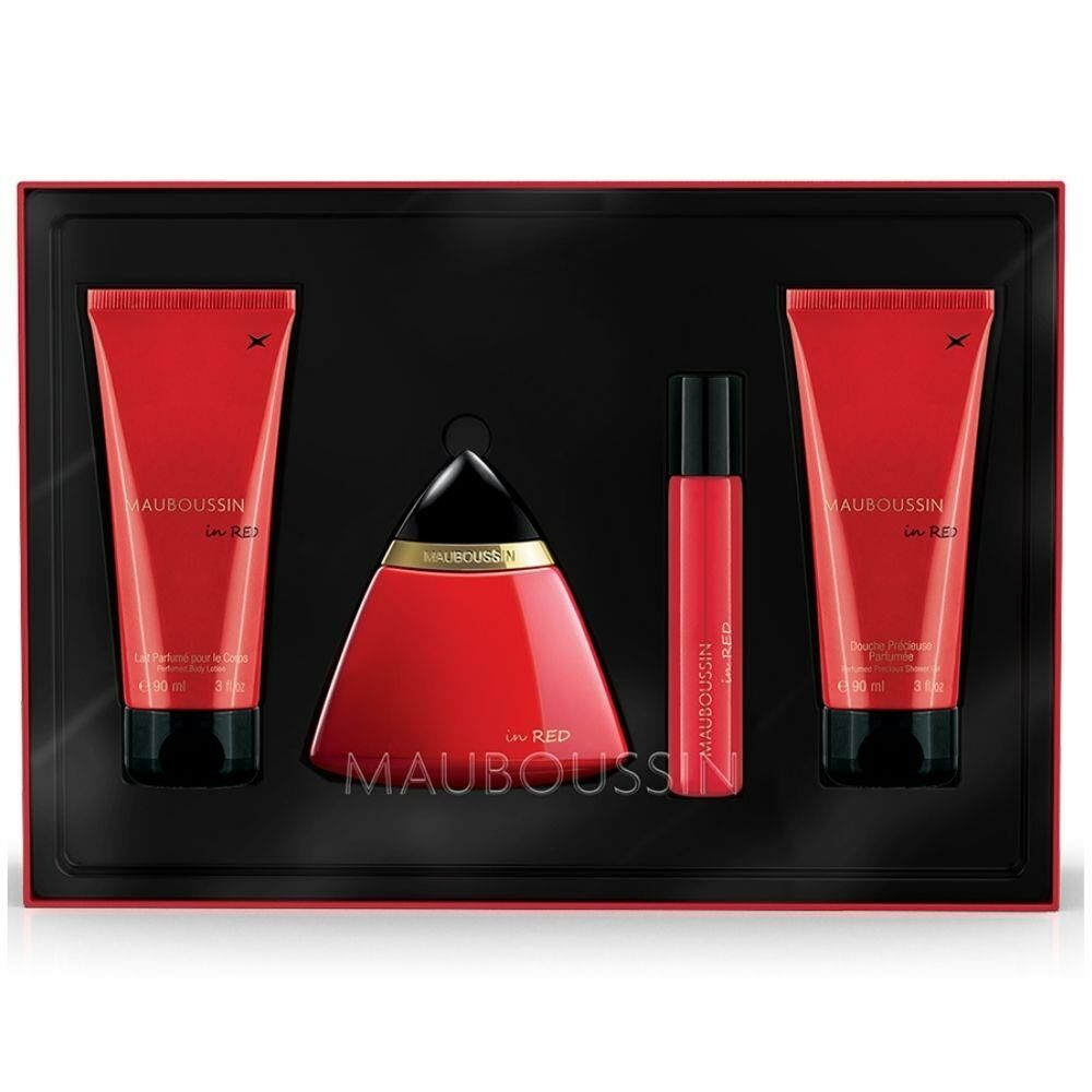 Mauboussin In Red Edp 100 Ml + Duş Jeli 90 Ml + Vücut Losyonu 90 Ml + Edp 20 Ml