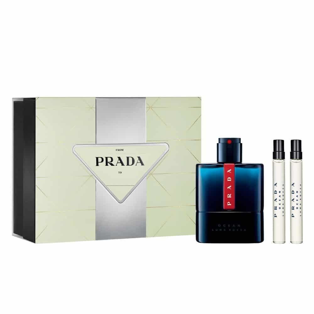 Prada Luna Rossa Ocean Edt 100 Ml + 2 x Luna Rossa Ocean Edt 10 Ml