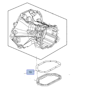 Opel Astra J F17 Şanzıman Alt Kapak Contası Topran Marka 206470346