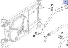 Opel Corsa D Z14XEP Motor Radyatör Giriş Hortumu Otomatik Vites İbraş Marka