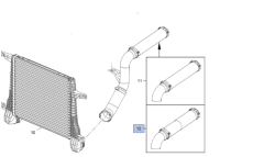 Opel Antara 2.0 Dizel Motor İntercoler Çıkış Hortumu İbraş Marka