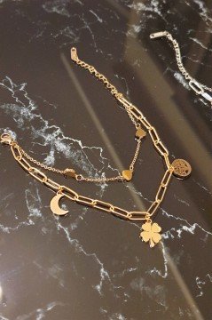 Çelik Charm Bileklik