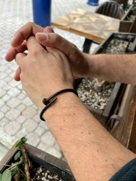 Çivi Çelik Bileklik (Unisex)
