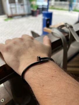 Çivi Çelik Bileklik (Unisex)