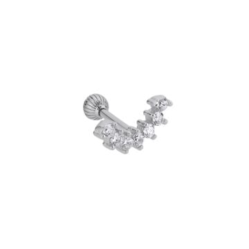 Zirkon Taşlı Tragus Küpe