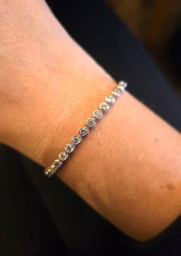 Suyolu 3mm Zirkon Taşlı Asansör Bileklik