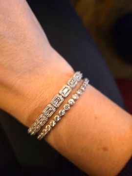 Suyolu 3mm Zirkon Taşlı Asansör Bileklik