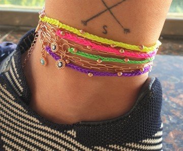 Neon Çift Sıra Halhal