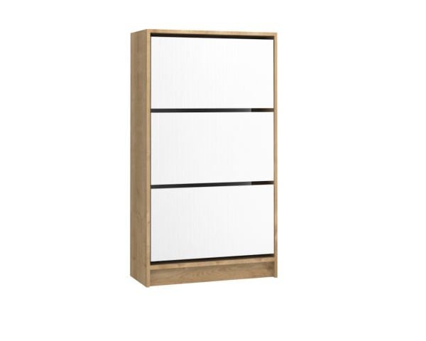 Dmodül Mod Ayakkabılık 70 cm Meşe Beyaz Derinlik 30cm