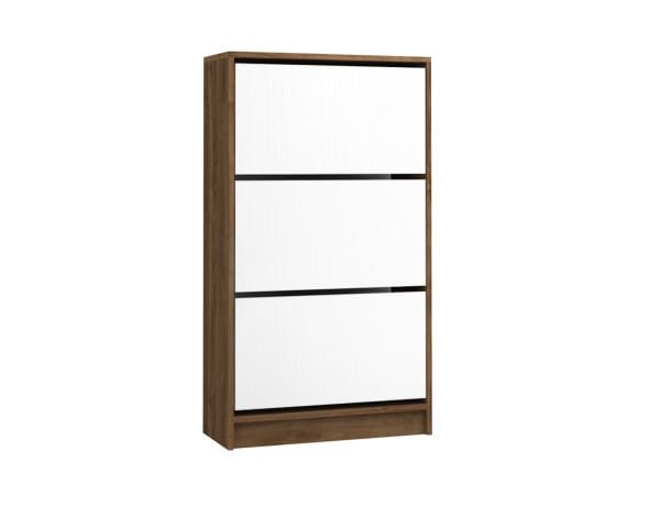 Dmodül Mod Ayakkabılık 70 cm Ceviz Beyaz Derinlik 30cm