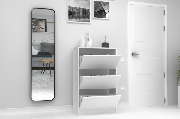 Dmodül Mod Ayakkabılık 70 cm Beyaz Derinlik 30cm