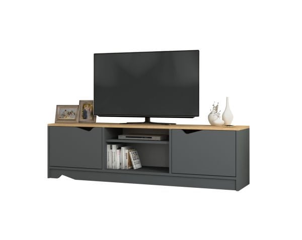Dmodül Troy Tv Ünitesi 160 cm gri meşe