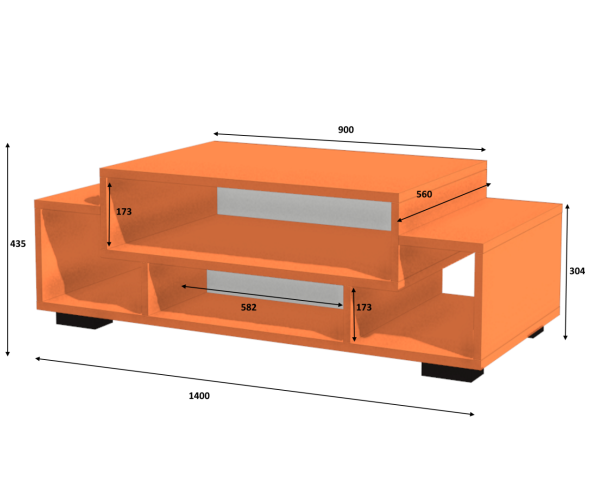 Dmodül Hante Orta Sehpa 140 cm