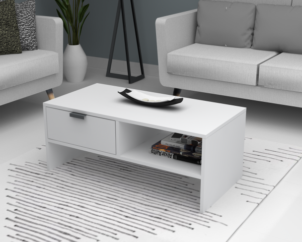 Dmodül Touch Orta sehpa 100 cm Beyaz