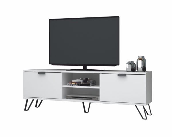 Dmodül Touch Tv Ünitesi 160 cm Beyaz Metal Ayaklı