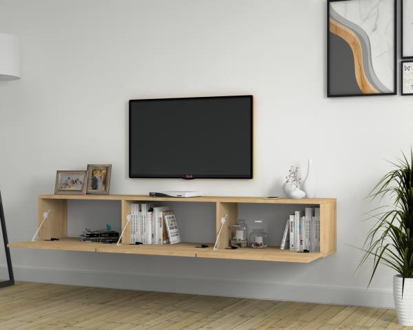 Dmodül Kober Tv Ünitesi 180 cm Safir Meşe