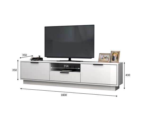 Mensa Tv Ünitesi 180 cm Beyaz