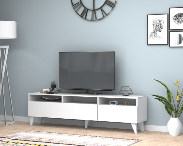Deluxe Tv Ünitesi 180 cm Beyaz