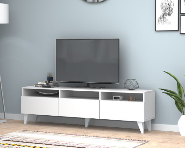 Deluxe Tv Ünitesi 180 cm Beyaz