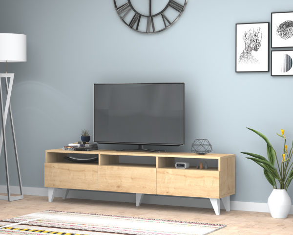 Deluxe Tv Ünitesi 180 cm Meşe