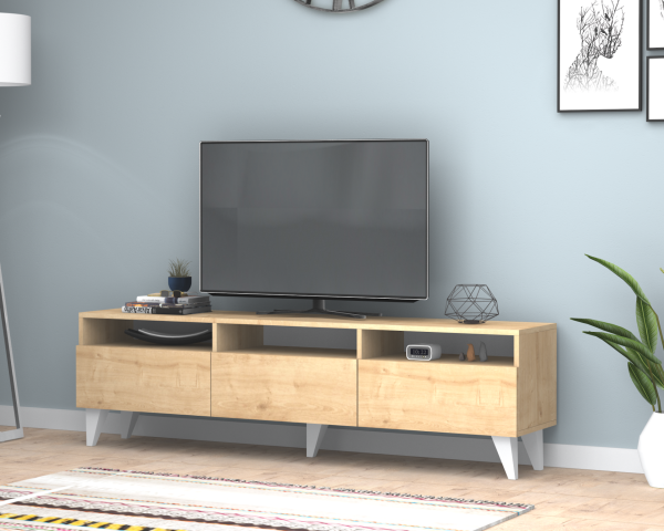 Deluxe Tv Ünitesi 180 cm Meşe