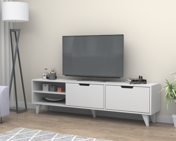 Volge Tv Ünitesi 180 cm Beyaz