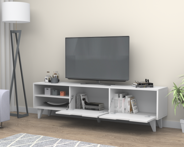 Volge Tv Ünitesi 180 cm Beyaz