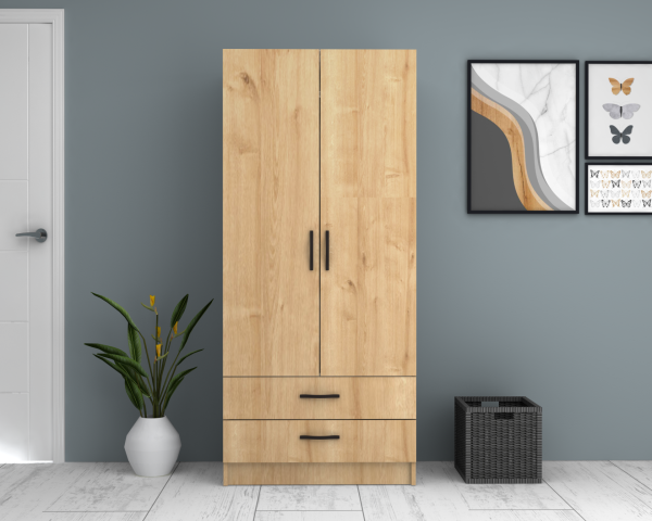 Hazan Gardırop 80cm Meşe