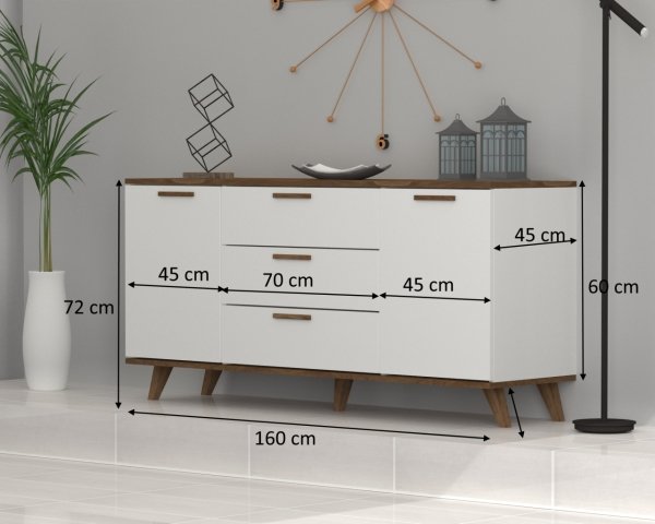 Dmodül Trend Konsol Çok Amaçlı Dolap 160 cm