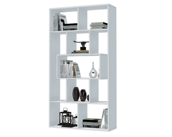Dmodül Face Dekoratif Beyaz Kitaplık 90 cm