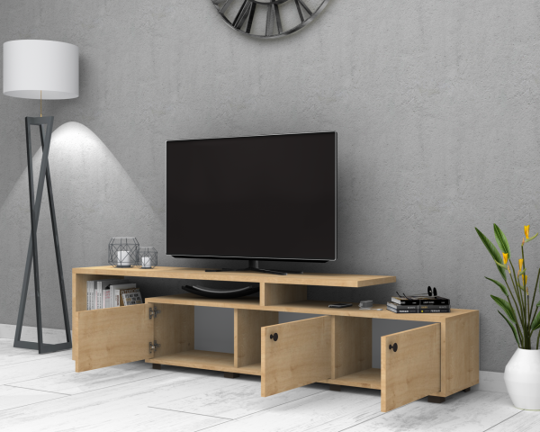 Kant Tv Ünitesi 197 cm Meşe