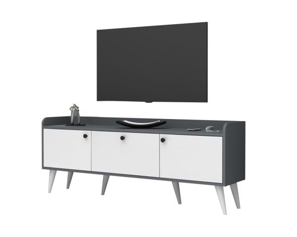 Efes Tv Ünitesi 160 cm Gri Beyaz